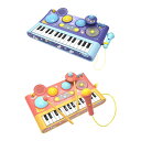 打楽器 ピアノ キーボード おもちゃ 音楽学習玩具 マイク付き ピアノ ドラム 音楽玩具 クリスマス ベビー キッズ用