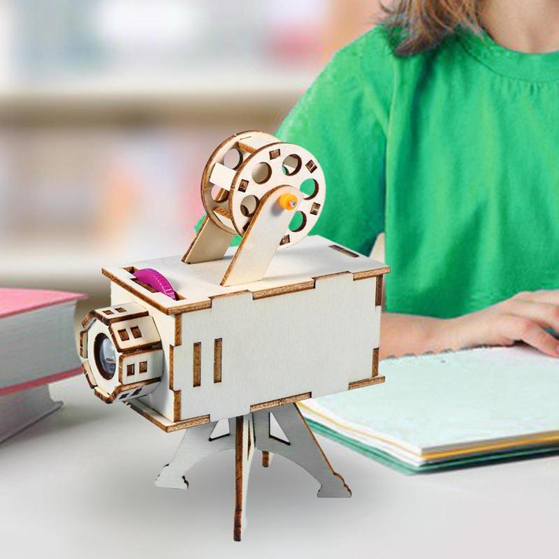 DIY 教育モデルセットおもちゃ.科学実験ステムプロジェクトプロジェクター.女の子向け建築プロジェクトアセンブリ 3D パズル