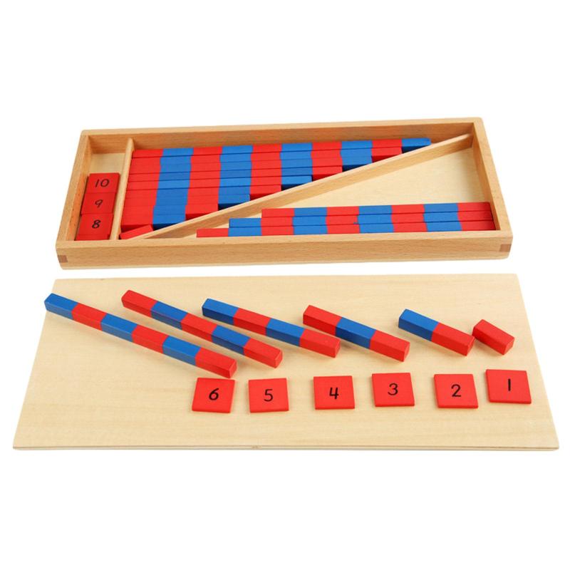 モンテッソーリ　知育玩具 算数棒 ♪大1m♪　Montessori Amazon.co.jp: 【MONTE Kids】モンテッソーリ教具 - 算数棒 小