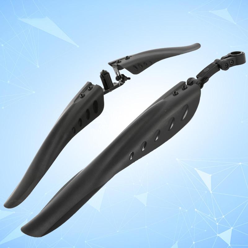 バイク サイクリング フロント リア マッドガード セット マウンテン バイク マッドガード 長くする耐久性のあるユニバーサル バイク フェンダー マッドフラッ...