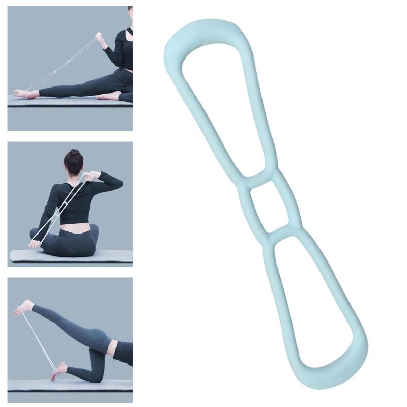 ヨガ レジスタンス バンド ワークアウト ストレッチ バンド エクササイズ バンド ポータブル フィットネス バンド 後脚.ホーム 体操 ピラティス ボディービル用