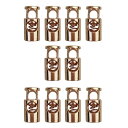 10 ピース/パックヘビーデューティ金属コード衣類
