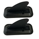 サーフボードフィン トラッキングフィン 耐久性のあるカヤック舵セット 流域ボード パドルボードフィン 取り外し可能なセンターフィン 初心者にもプロにも最適