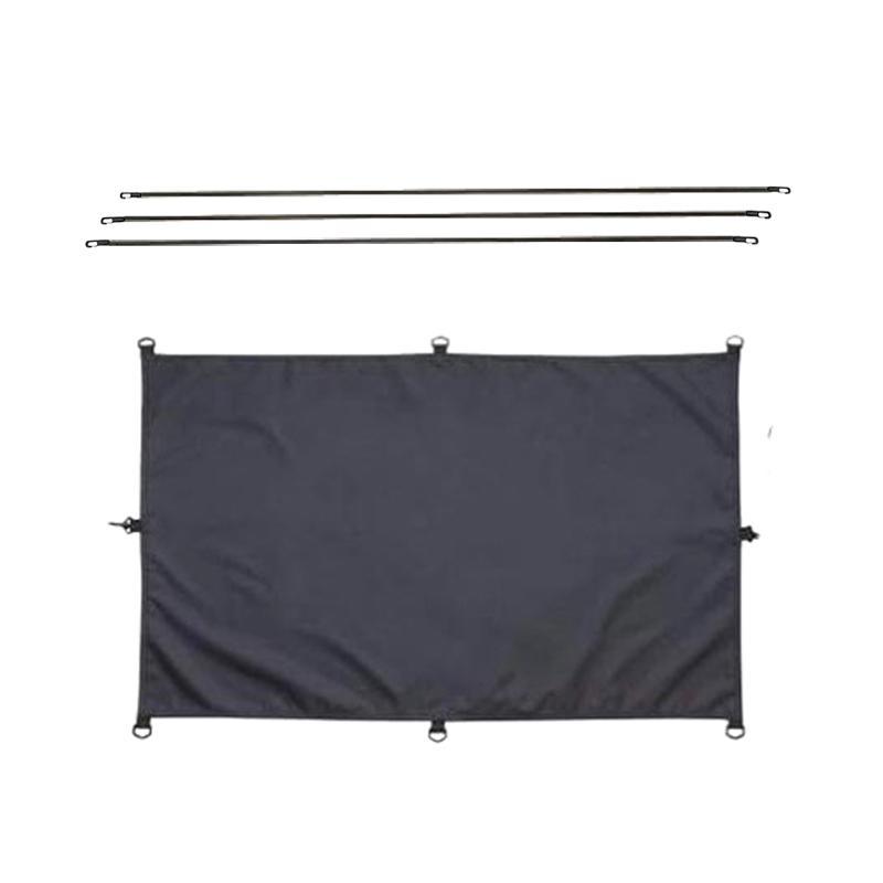 カヤックコックピットシールカバー.ユニバーサルウォータースポーツボートコックピット保護スクリーン.屋外保管用防水コックピットカバー , 60インチ×29インチ