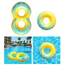 インフレータブルスイミングリング インフレータブルラフト 夏用 厚さ0.55mm ビーチフロート(4)