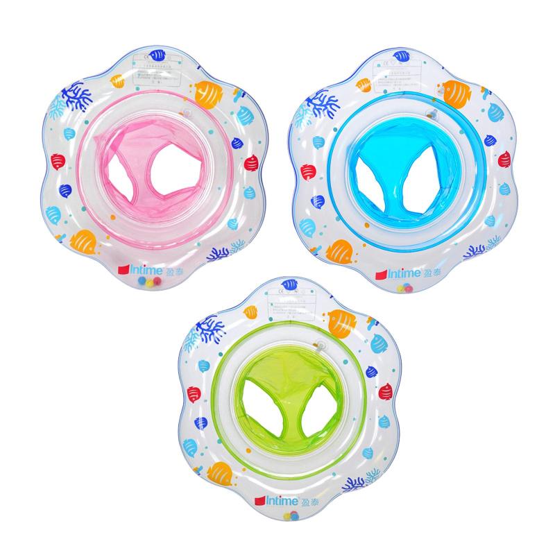 プールボートの休日のための軽量透明なインフレータブル水泳浮き輪ビーチいかだ