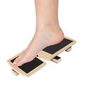 木製バランスボード エクササイザー 安定性エクササイズ トレーニング機器 シングルバランスボード 足首スタビライザー 大人 子供用