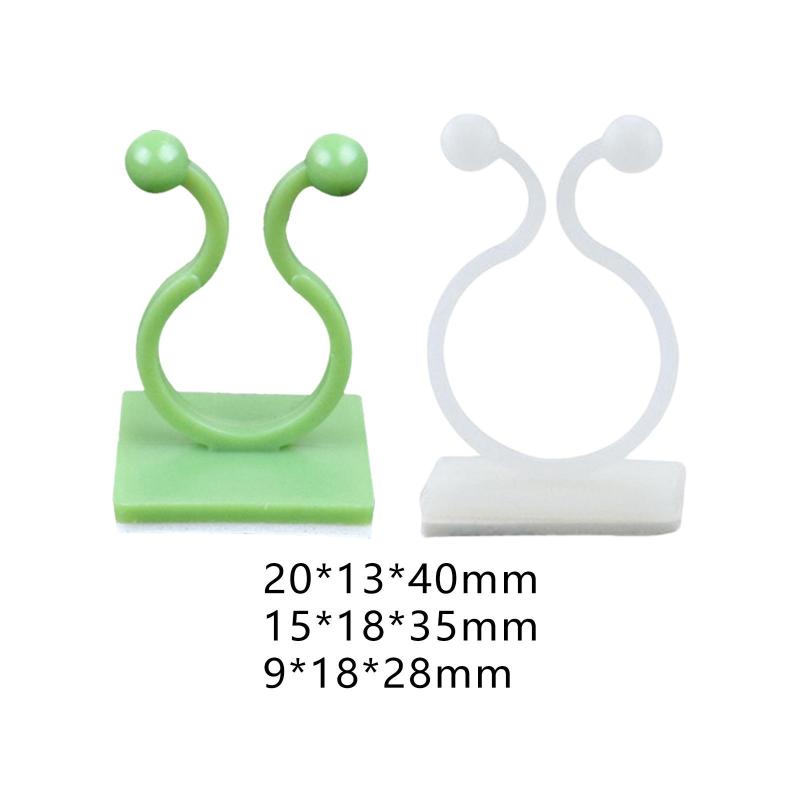 10 個壁籐クランプクリップ見えない壁つる固定クリップ植物クライミング壁クリップ装飾用