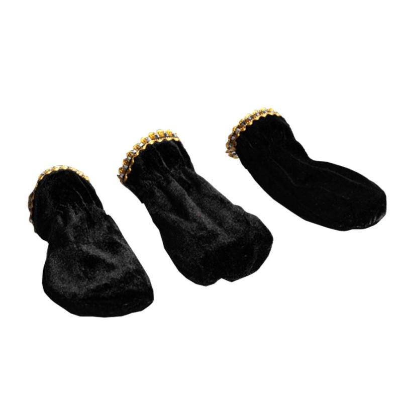 3個セット ベルベット製 ピアノ ン ペダルカバー フットスリーブ ー パッド 全6色