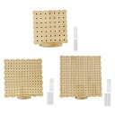 かぎ針編みブロッキングボード 編み物ブロッキングボード ホールボード ロッドピン.スタンド付き 手作り DIY 家庭用グラニースクエア用