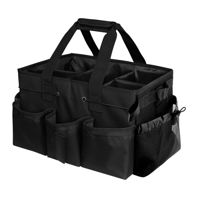 ウェアラブルクリーニングキャディバッグトートバッグ ハンドル付き ポータブル多目的クリーニング用品..