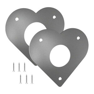 2x鳥小屋保護プレート金属製鳥箱プロテクター鳥小屋入り口保護キット鳥小屋穴プロテクター