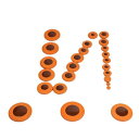 のためのセットサックスレザーパッド2x25 PC