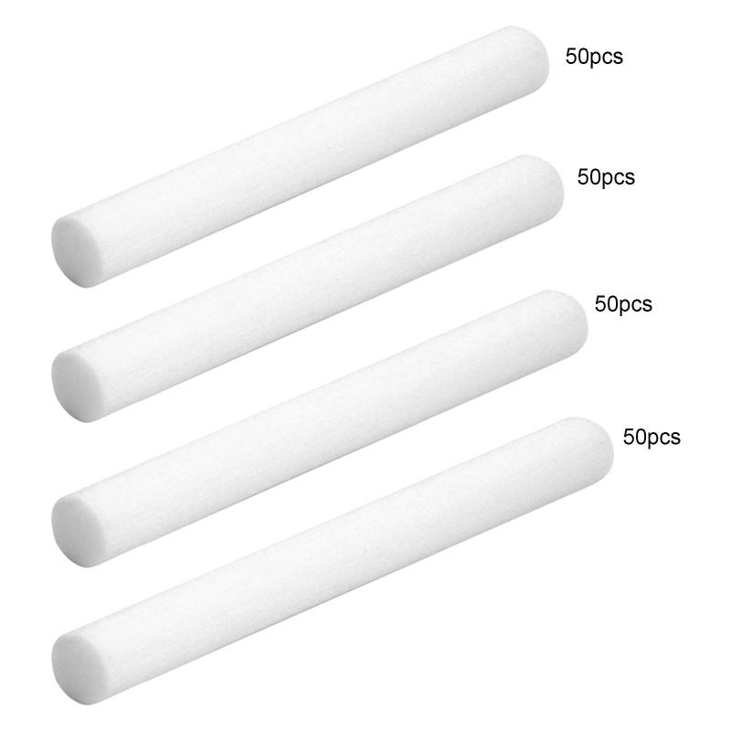 50x ポータブルディフューザー綿棒リフィル綿棒加湿器フィルター綿棒ディフューザーアクセサリーパーツ