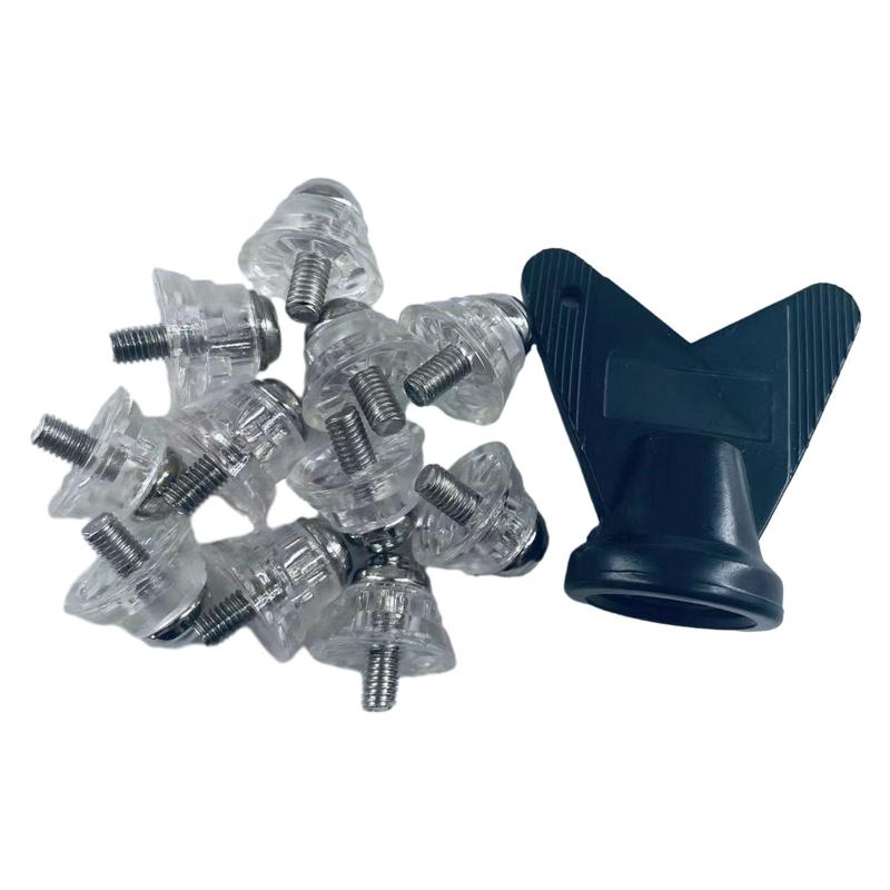 12個のフットボールシューズスパイク安定したラグビースタッドトレーニングアスレチックスニーカー用