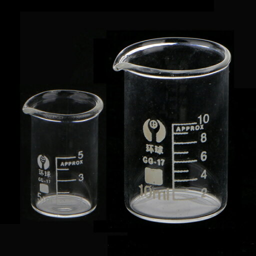 5mL & 10mL 実験室用ガラスビーカーホウケイ酸容器 5mL & 10mL 実験室用ガラスビーカーホウケイ酸容器