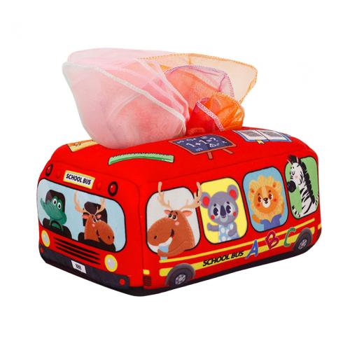 ティッシュボックス感覚おもちゃモンテッソーリ早期学習おもちゃハイコントラスト柔らかいおもちゃ 10 個 2