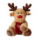 かわいいクリスマスぬいぐるみヘラジカのおもちゃ柔らかいトナカイの枕のおもちゃ家のクリスマスの装飾のため