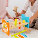 木製の叩くベンチおもちゃは男の子と女の子の子供の細かい運動能力を発達させます