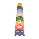 8ピース ベビースタッキングカップ おもちゃ ネストカップ ホリデーギフト 1-3歳用