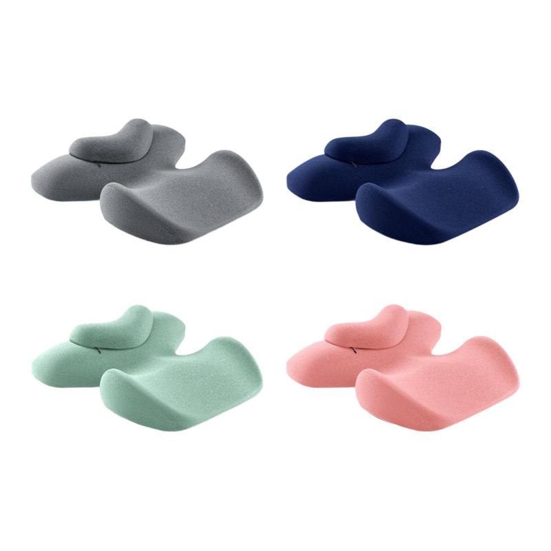 メモリフォームメッセージネックレスト枕取り外し可能なカバー多機能マッサージテーブル胸枕リラックス..