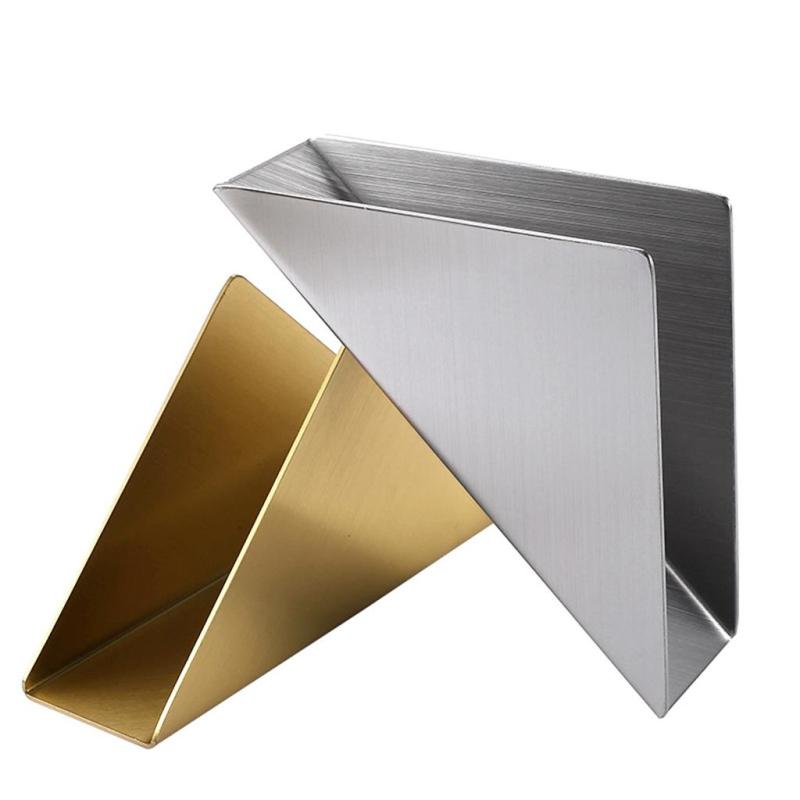 トライナプキンホルダーアクセサリー用品スタンドモダンな自立型車の卓上用