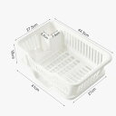 食器収納ラック 多機能 排水トレイ付き 調理器具キャディー 食器ストレーナー オーガナイザーラック 食器棚と水切りセット キッチン ホーム用