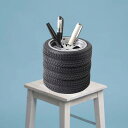 ホイール型ペンホルダー タイヤ型鉛筆カップ テーブル飾り キャビネット用デスクオーガナイザー
