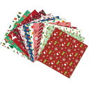 12x クリスマスラッピングペーパー カード作成用品 スクラップブックペーパー クリスマススクラップブック用品 誕生日 新年 クリスマス用