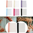 ジャカードネットメッシュフラワーラッピングペーパーオーナメント装飾透かし彫り花柄ラッピングペーパー記念日バレンタインデー用