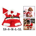 Xmas服ジャケット衣装綿コスチュームドレス子犬猫コスプレ小型犬用ケープ