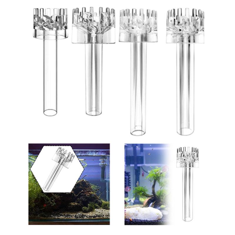 水槽用表面スキマー 簡単に設置できる水槽用フィルター 軽量回転式アクリル製 水管 機能的