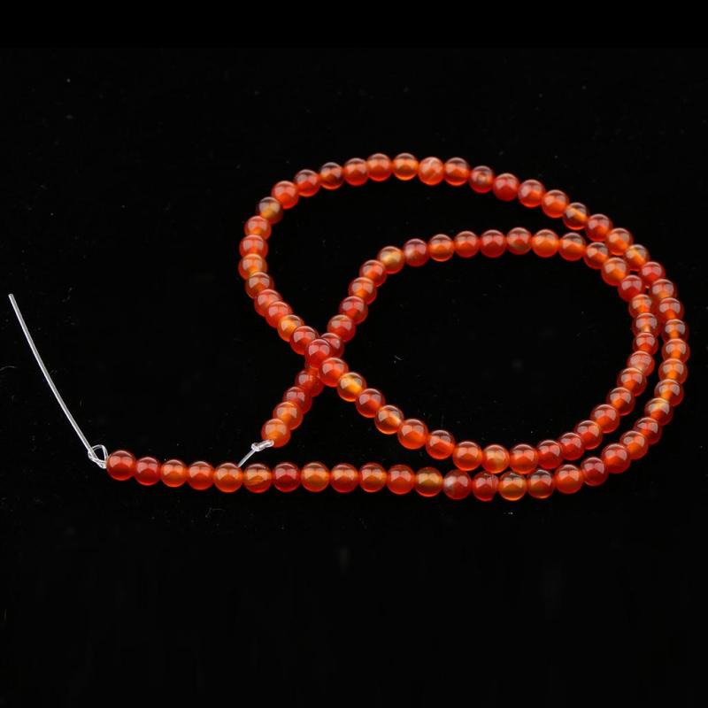 1 自然石 赤瑪瑙 ルースビーズ DIY 工芸品 全4サイズ