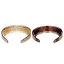 女性用歯付きヘッドバンド カーリーヘア固定ヘッドバンド ファッショナブルな家庭用ヘッドバンド