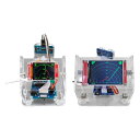 ultrasonicセンサー検出モジュール1/10 RCカークローラーアクセサリーのスクリーン付きDIYキットの頑丈な装飾を簡単に組み立てる