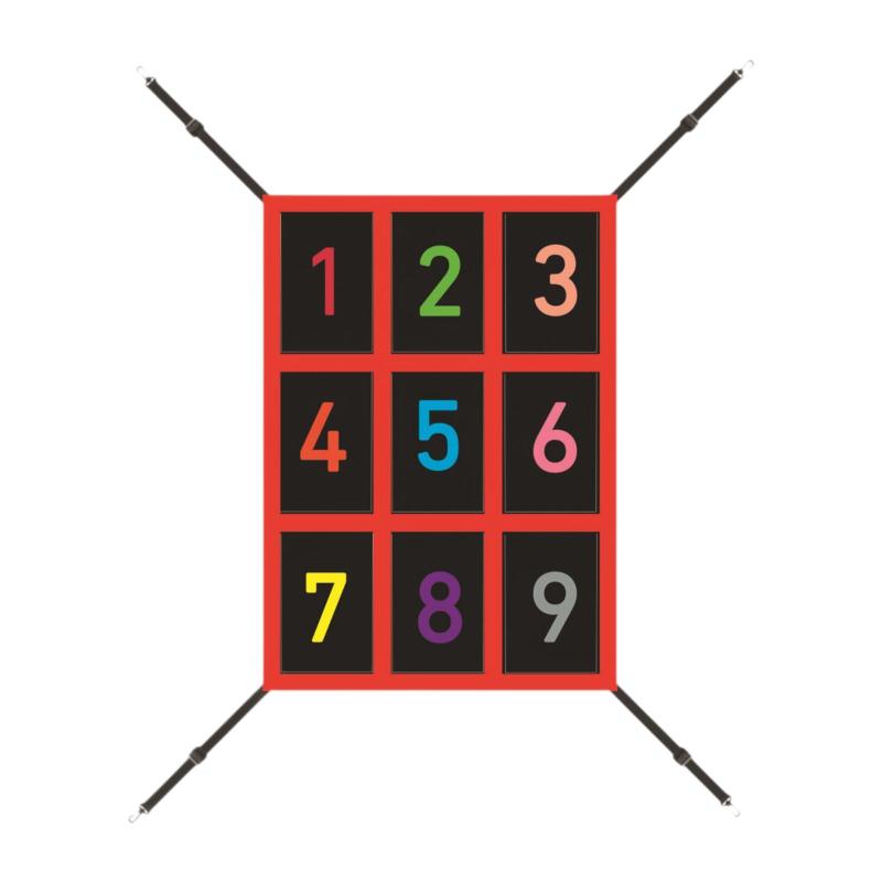 ストライクゾーンターゲットネット 打撃用番号付きストライクゾーン バッティング野球ネット