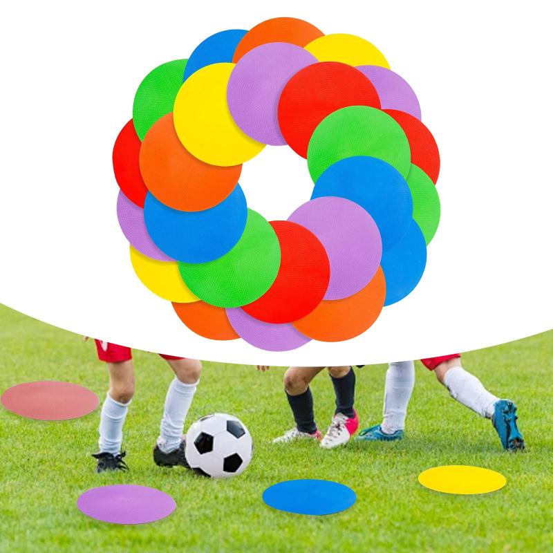 30ピース/個フロアスポットマーカー練習ランドマットマットのためのスポーツダンスサッカー