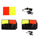 サッカー審判カード.サッカーイエローカードとレッドカード.レッドカードイエローカード.審判用アクセサリー