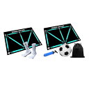 サッカーフットステップトレーニングマット.サッカーマット.折りたたみ式ドリブルトレーニングマット.コーナーサッカーフィールドグラウンド用滑り止めカーペット