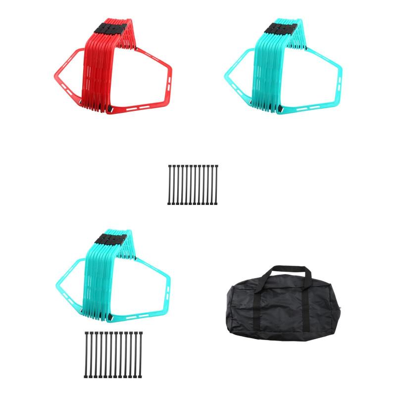 サッカーアジリティラダー フットボールフットワークラダー 筋力調整を向上させる アスリート向けの調節可能なアジリティトレーニングラダー