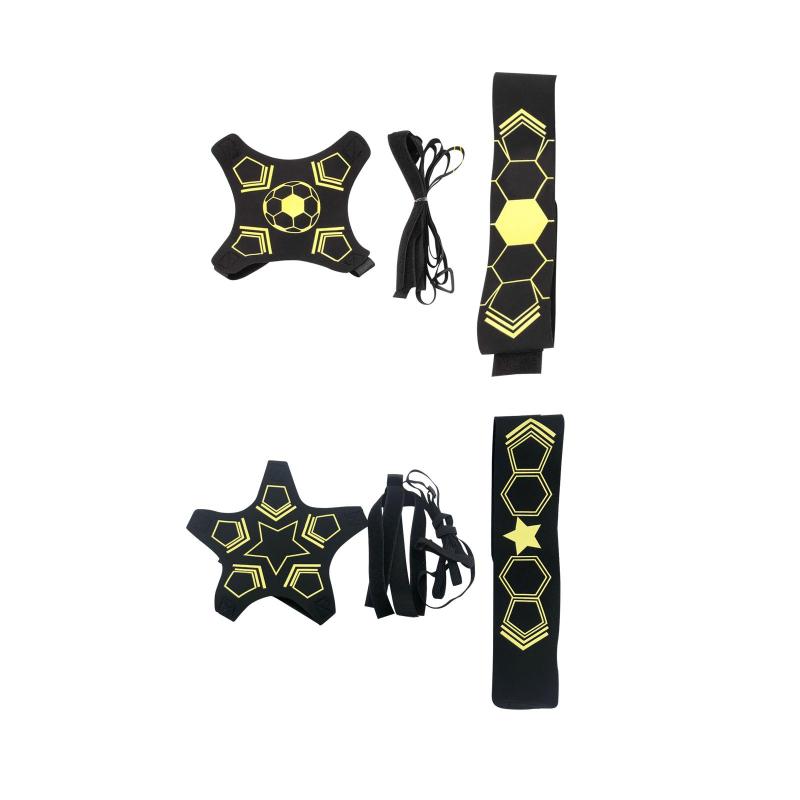 キックスローソロ練習トレーニング補助具 1.8M 弾性ロープ ハンズ サッカートレーナー ユースバレーボール用