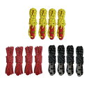 4本キャンプテントコード.アウトドアガイライン.キャンプロープコードガイロープ反射ロープテント風ロープキャノピーシェルター.ハイキング.タープ.登山用