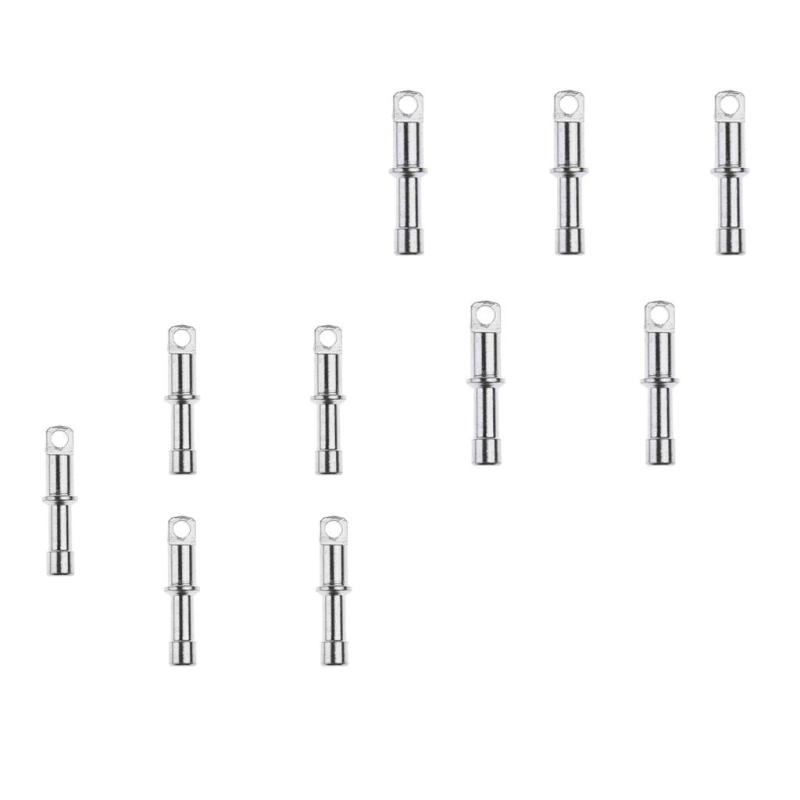 10個スペアアルミ合金テントポールエンドチッププラグ交換用アクセサリー