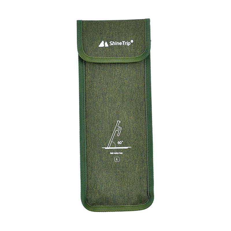 キャンプフィッシング用アウターテントステークペグネイルケースバッグ収納ポーチ , 32x12cm