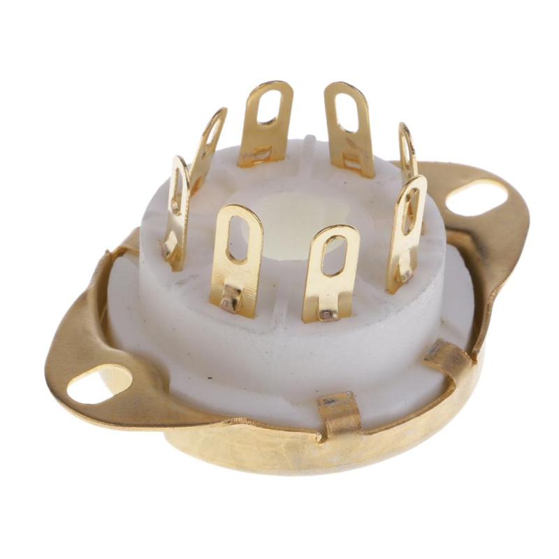 PCB取り付け真空管ソケット 8ピン / 6550 / 6 用