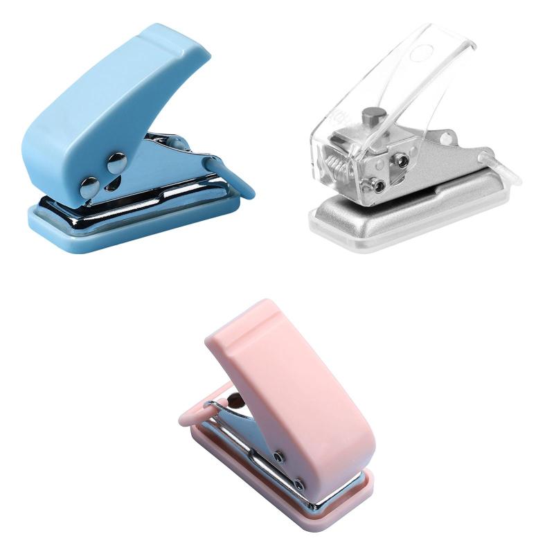 段ボールのスクラップブックの子供のギフトコンパクトのためのミニシングルホールパンチャーパンチ