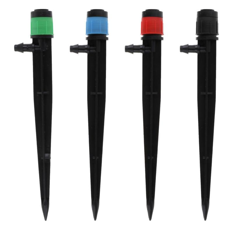 庭のための50個のロスプレー灌漑ドリッパーラウンド散水スプリンクラードリップエミッター