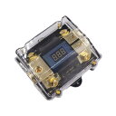 Anl ヒューズホルダー 防塵カバーマウント カーオーディオ デジタル LED 電圧表示(2)