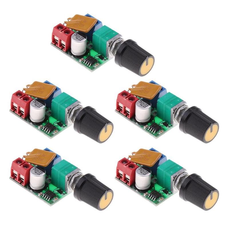 5x DC PWM スピード コントロー コントロール ドライバ 電子部品