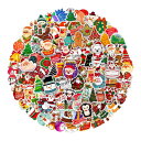 100 個クリスマスホリデーステッカーホリデーパーティーステッカープレゼント用かわいいクリスマスデコレーション DIY 工芸品グリーティングカード